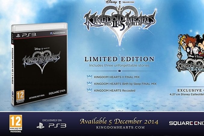 Imagem para Pré-vendas de Kingdom Hearts HD 2.5 ReMIX recebem a edição limitada