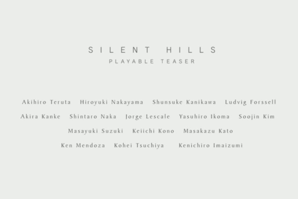 Imagen para Silent Hill vuelve de la mano de Kojima y Guillermo del Toro