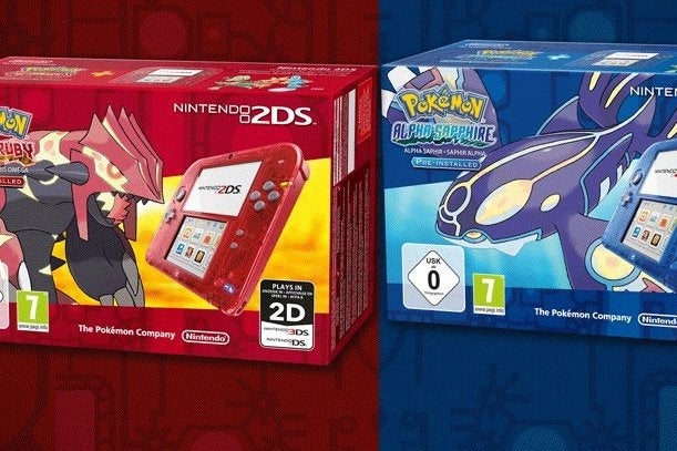Bilder zu Transparente Versionen des 2DS in Rot und Blau angekündigt, auch im Pokémon-Bundle