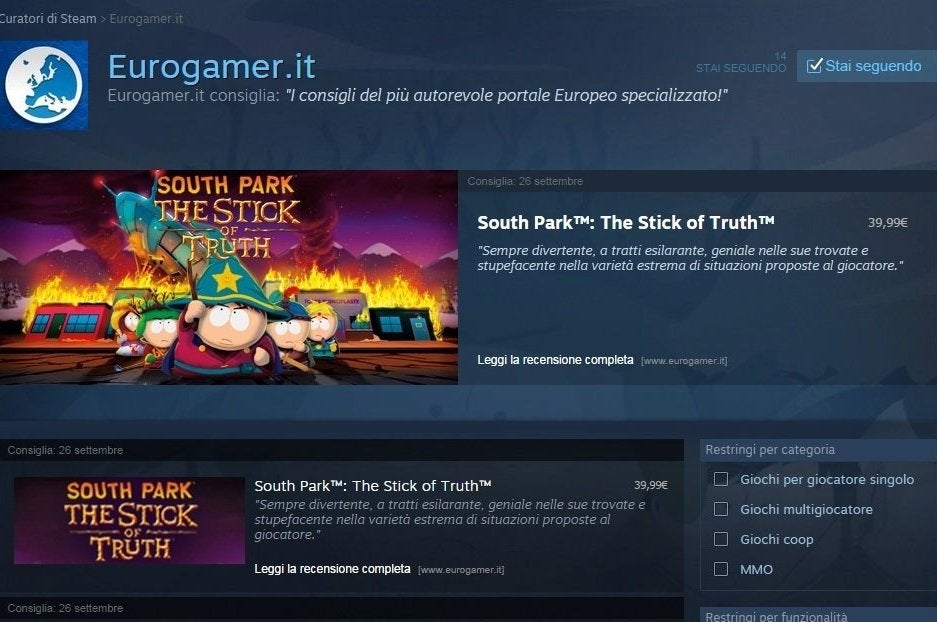 Immagine di Steam aggiorna le regole per i Curatori