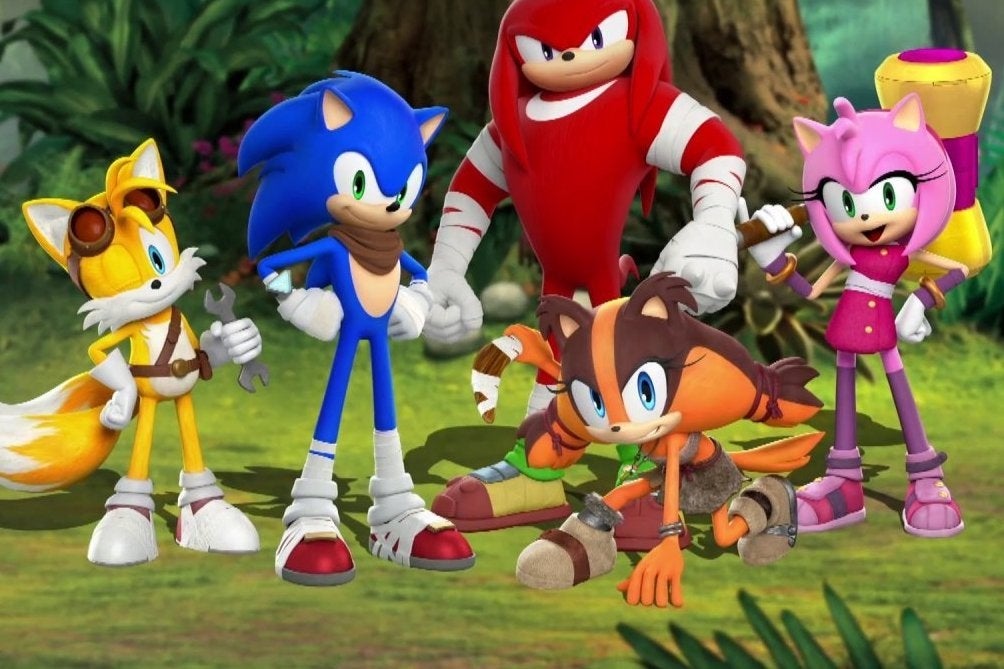 Imagem para Sonic Boom também na TV com série