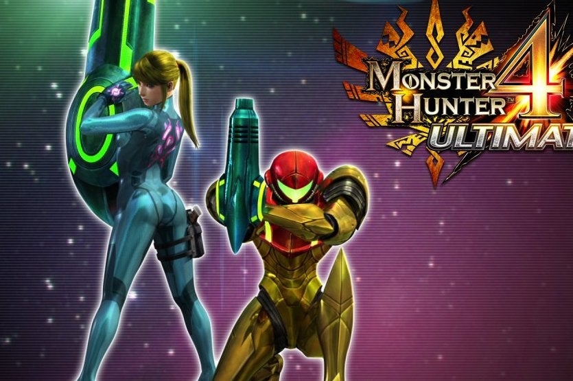 Image for Samus and Zero Suit Samus costumes in Monster Hunter 4 Ultimate