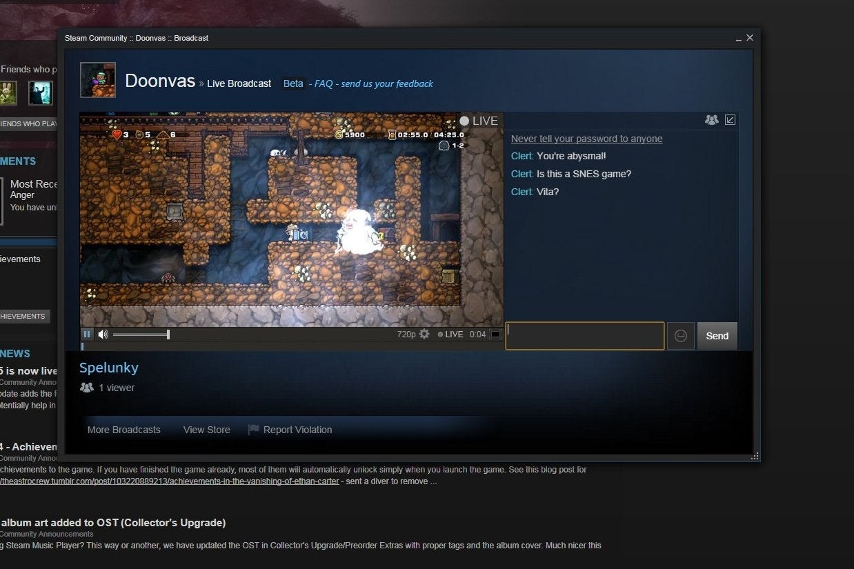 Steam Broadcasting has arrived | Eurogamer.net