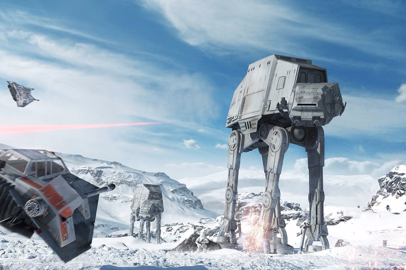 Afbeeldingen van Nieuwe Star Wars Battlefront gameplay trailer toont co-op splitscreen