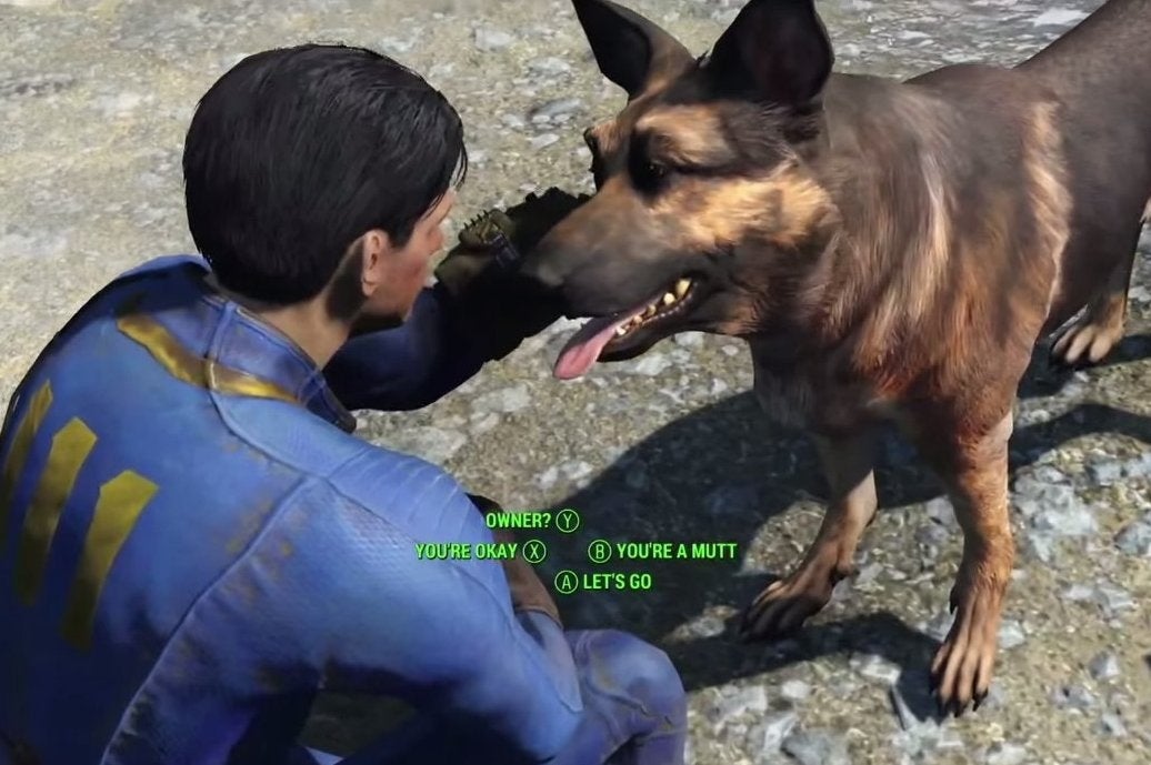 Dogmeat the Fallout 4 dog cannot die | Eurogamer.net