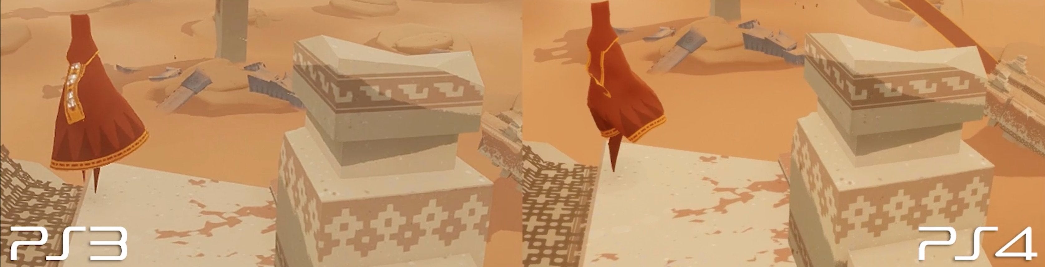 Image for Video: Journey - PS3 vs. PS4 gameplay and graphics comparison