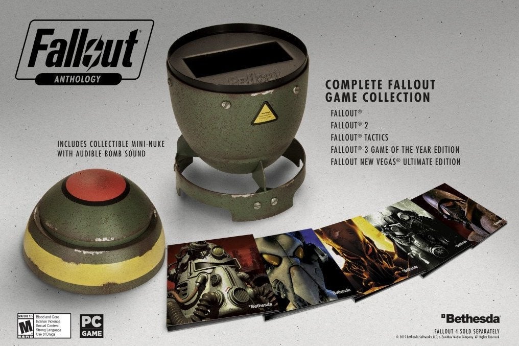 Afbeeldingen van Fallout Anthology aangekondigd voor pc