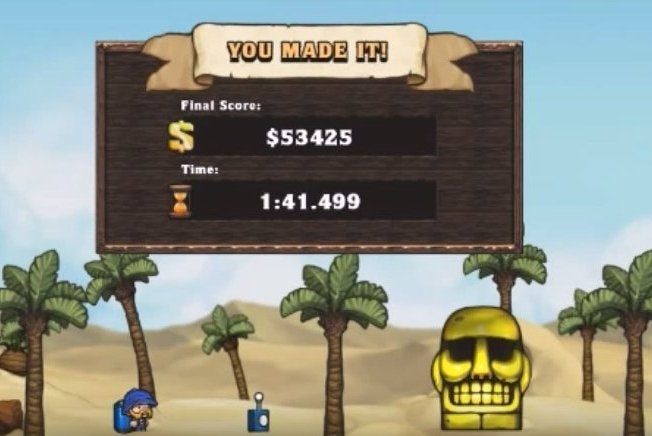 Image for Spelunky completed in 101 seconds, a new world record