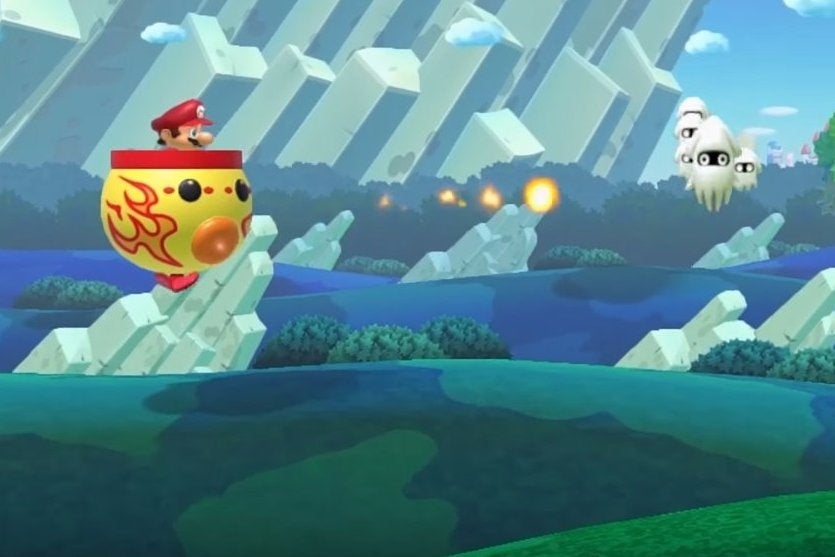 Afbeeldingen van Update Super Mario Maker voegt o.a. Fire Koopa Clown Car toe