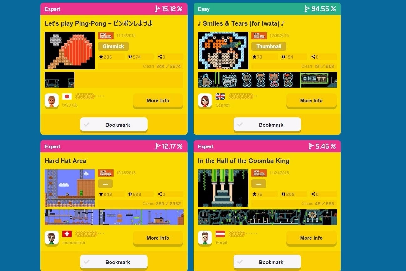 Imagen para Nintendo presenta el portal Super Mario Maker Bookmark