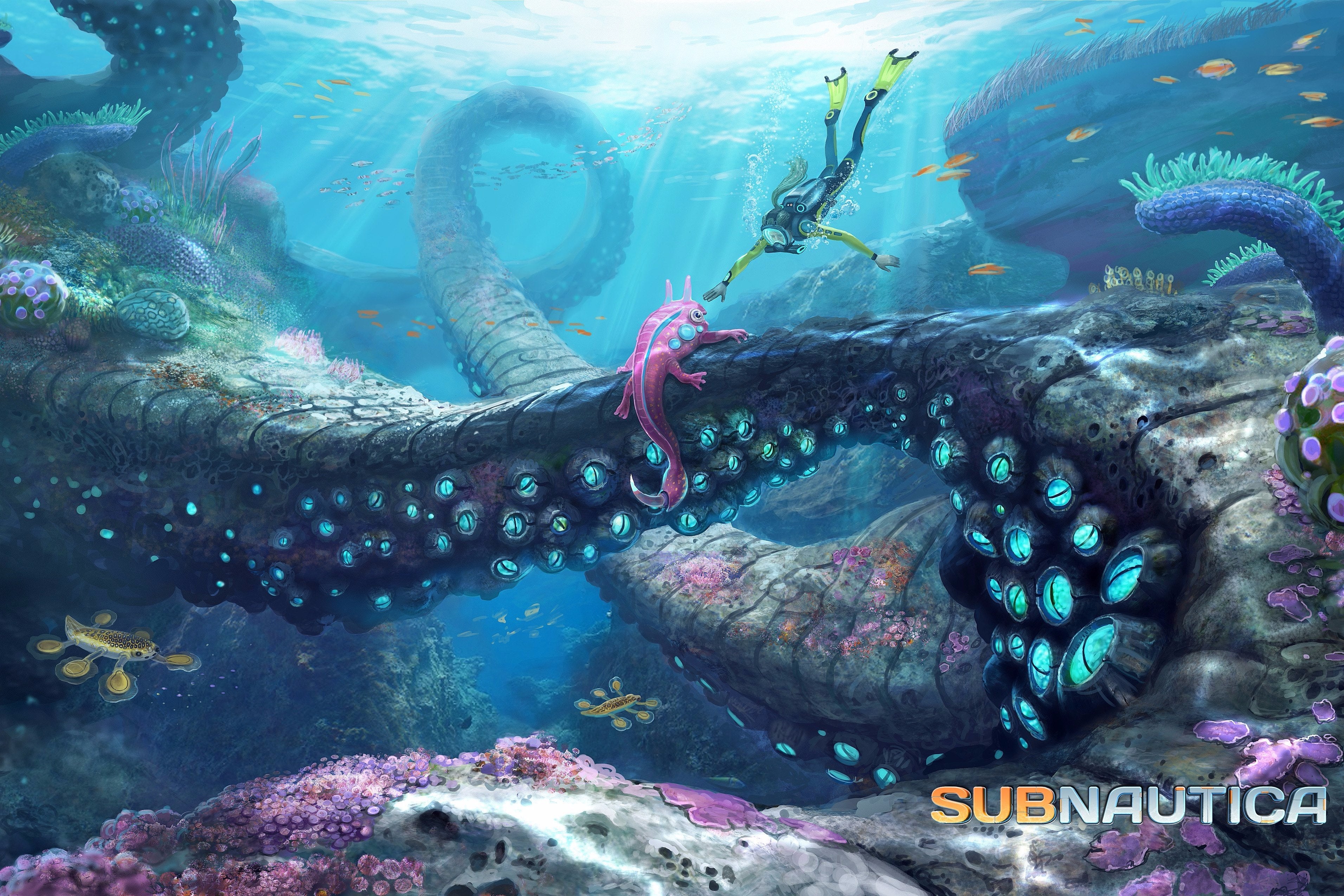 Immagine di Subnautica si mostra in un nuovo video dalla versione Xbox One