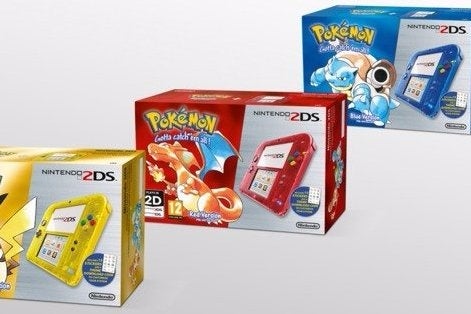 Afbeeldingen van Nintendo 2DS-bundels met Pokémon thema aangekondigd
