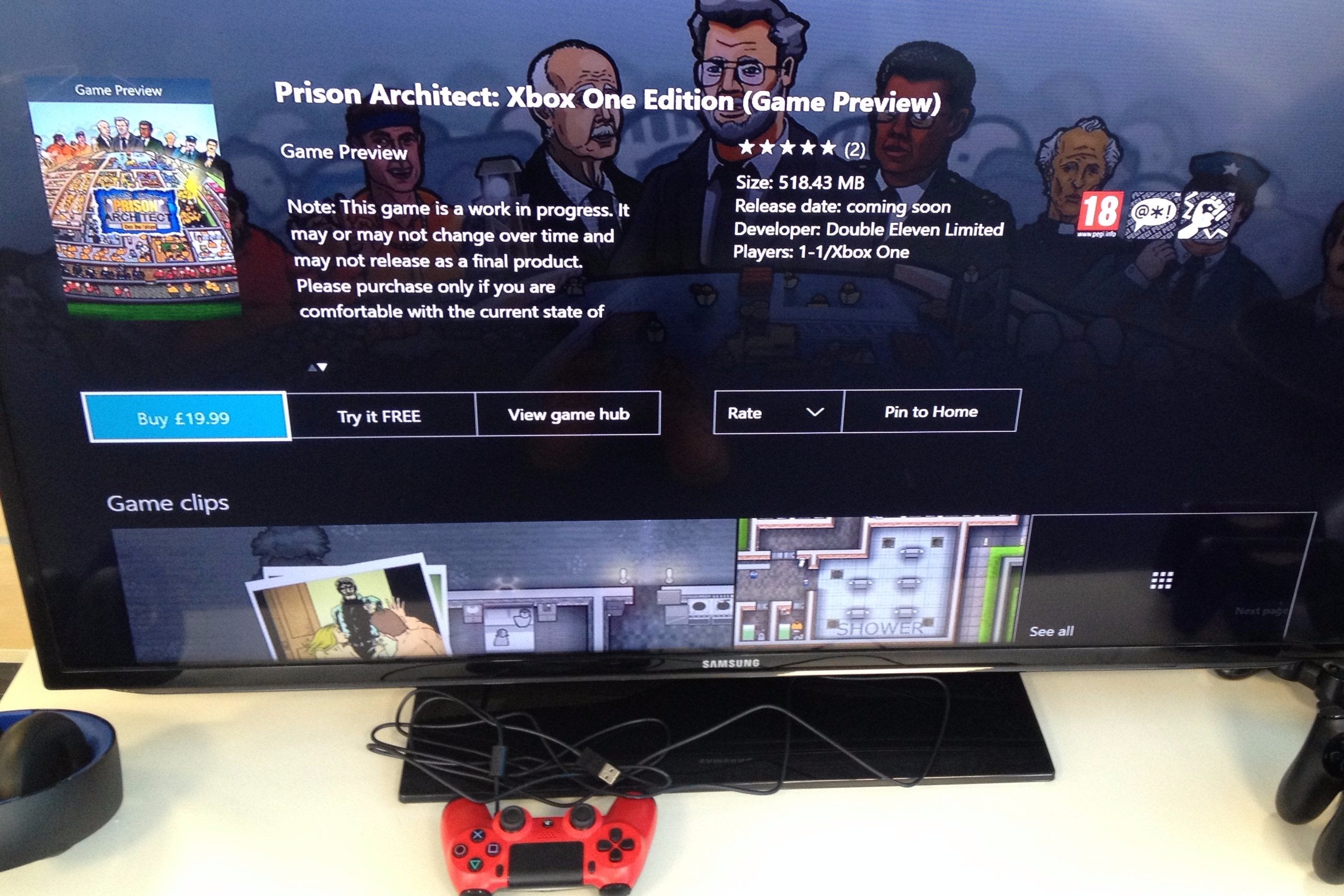 Image for Prison Architect pops up on Xbox One