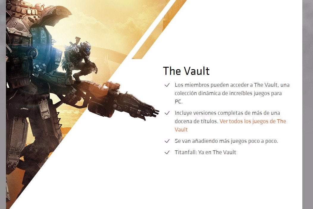 Imagen para Titanfall se incorpora a la Vault de Origin Access