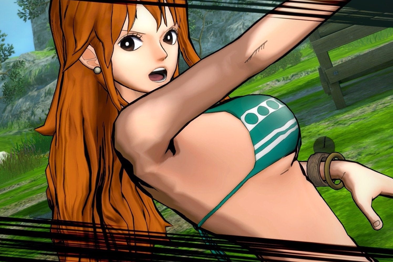 Imagem para Meninas de One Piece: Burning Blood lutam em fato de banho