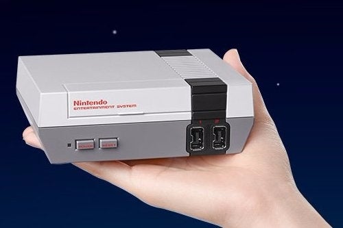 Afbeeldingen van Nintendo toont de Nintendo Classic Mini