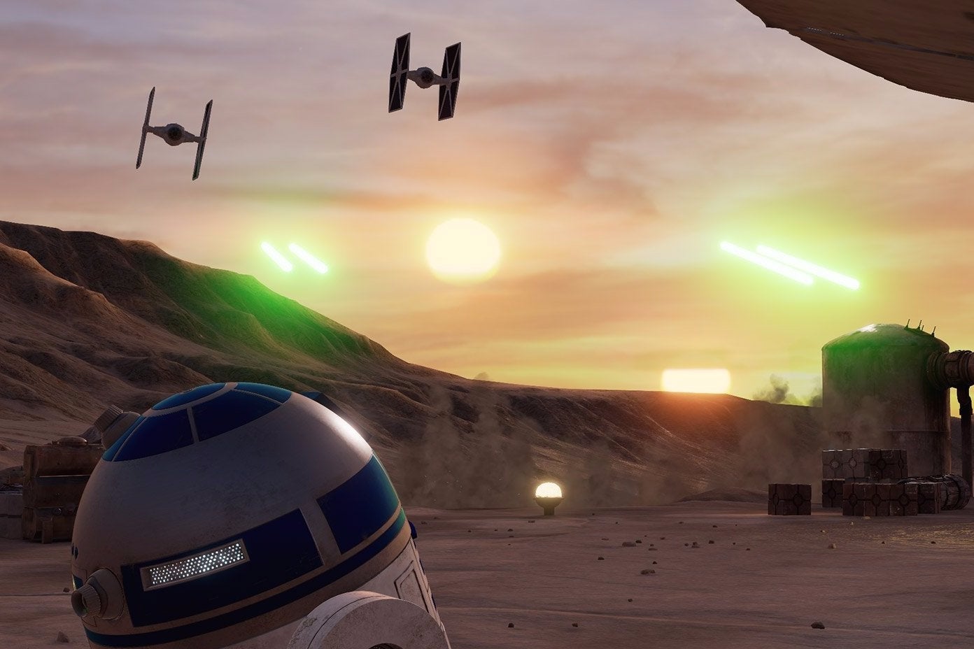 Image for Trials on Tatooine is a first-person VR lightsaber battler