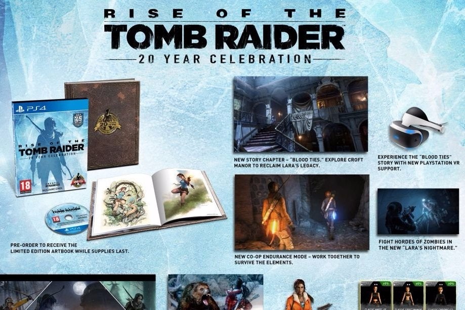Imagen para Anunciada la edición 20 aniversario de Rise of the Tomb Raider