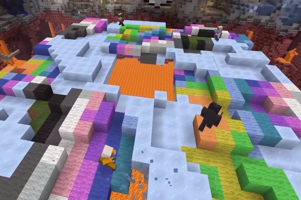Afbeeldingen van Tumble modus uit voor Minecraft op consoles