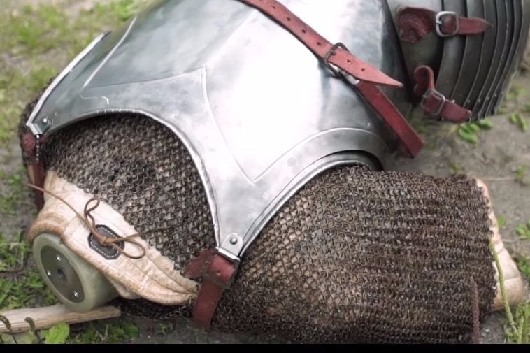 Image for This is what really happens when swords hit armour