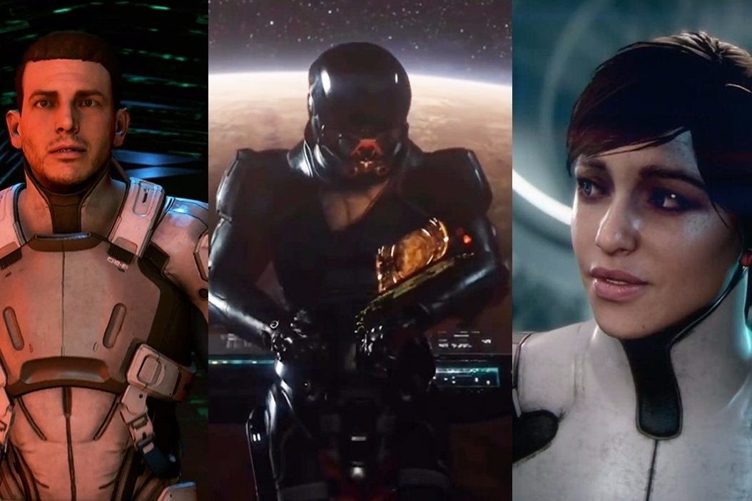 Afbeeldingen van Mass Effect Andromeda's hoofdpersonages zijn familie van elkaar