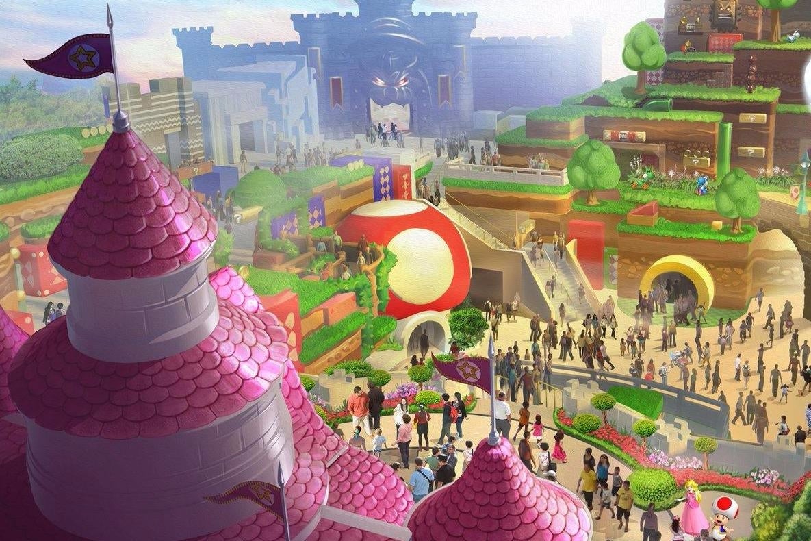 Imagen para Primera imagen conceptual del parque temático de Nintendo en Universal Studios Japón
