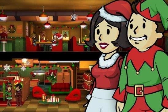 Afbeeldingen van Fallout Shelter heeft tijdelijk Kerstmis thema