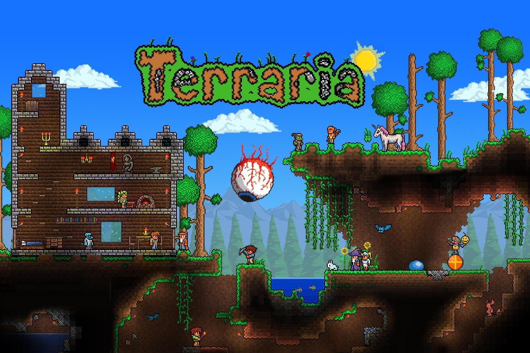 Afbeeldingen van Terraria 20 miljoen keer verkocht