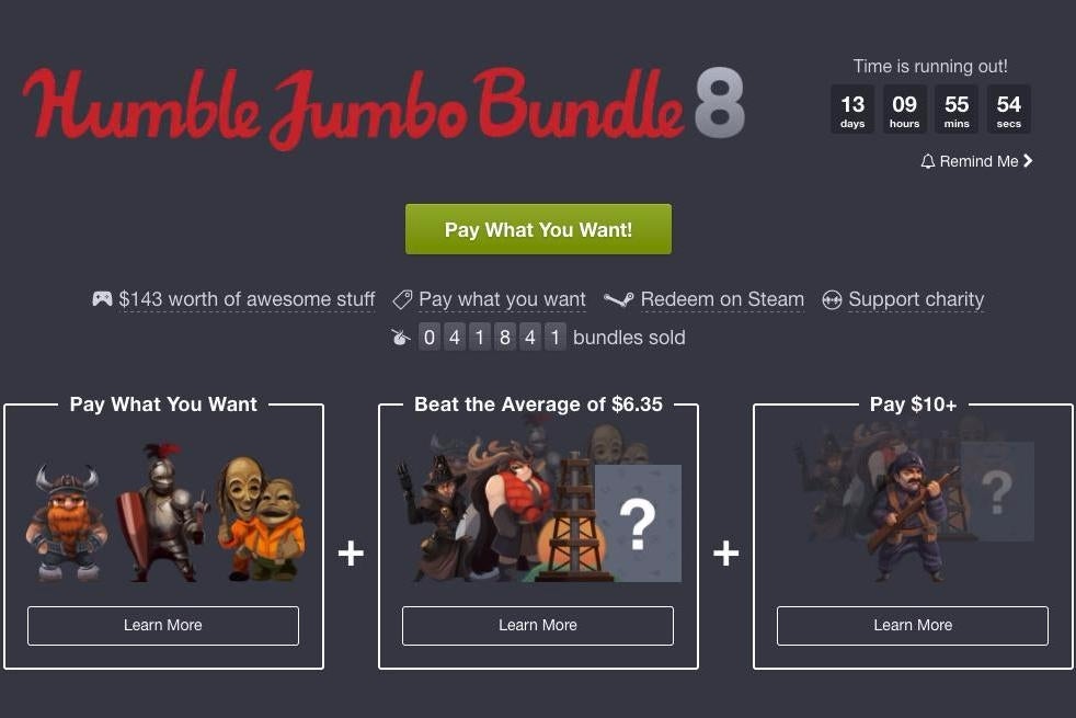 Imagen para El Humble Jumbo Bundle 8 nos ofrece un poco de todo