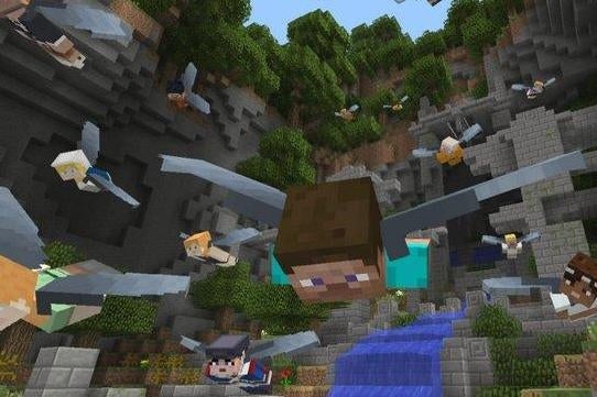 Bilder zu Die Konsolenversionen von Minecraft bekommen ein neues Minispiel im Stil von Pilotwings