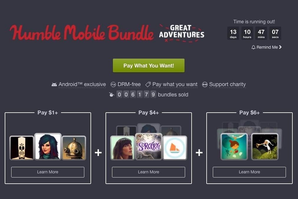 Imagen para El Humble Mobile Bundle Great Adventures llena tu Android de aventuras