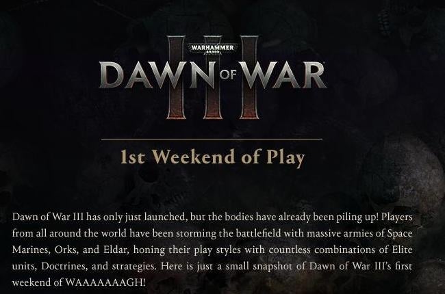 Image for 1,5 milionu bitev v Dawn of War 3