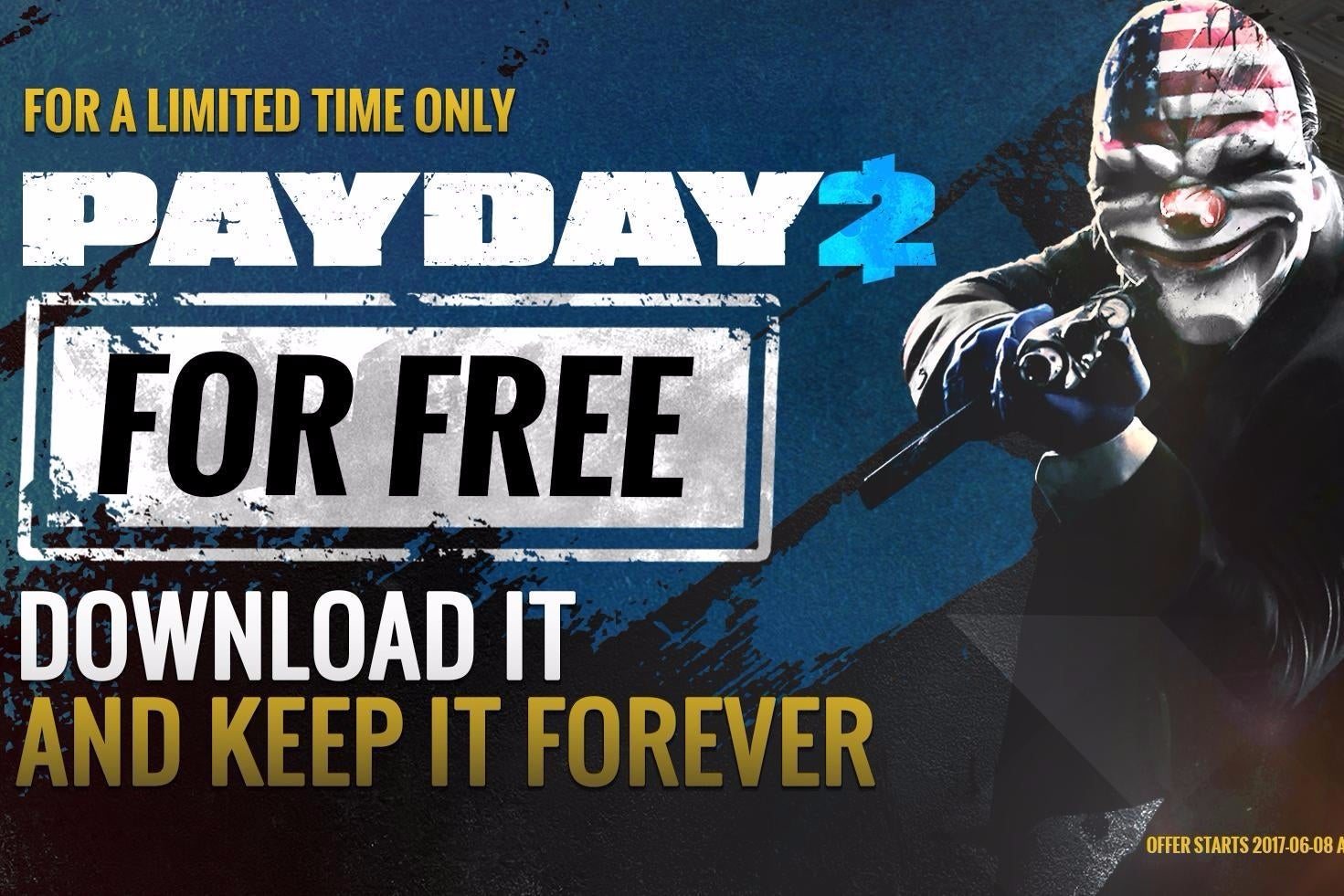 Afbeeldingen van Overkill geeft 5 miljoen exemplaren pc-versie Payday 2 weg