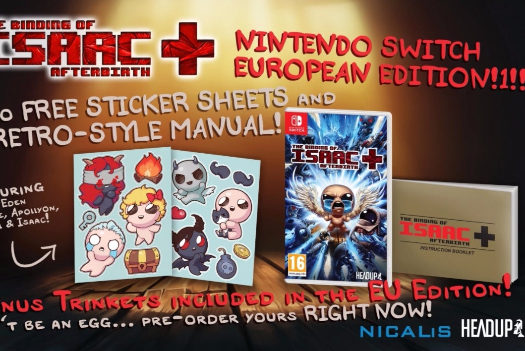 Image for The Binding of Isaac: Afterbirth+ sets sail for European Switches in September