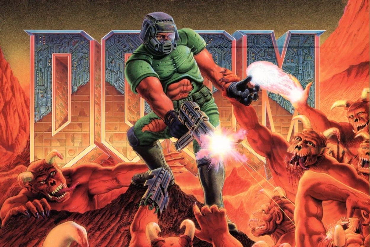 Image for The Doom Marine was modelled after John Romero