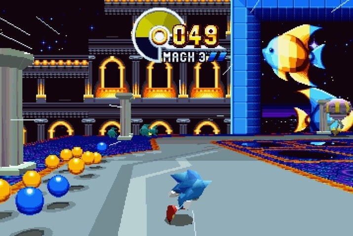Imagen para Primera imagen de los Niveles Especiales de Sonic Mania