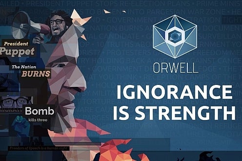 Immagine di Il nuovo Orwell: Ignorance is Strength è ispirato alle fake news