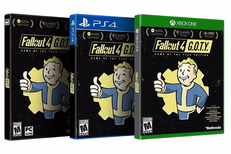 Imagen para Fallout 4 tendrá edición GOTY dos años después de su lanzamiento