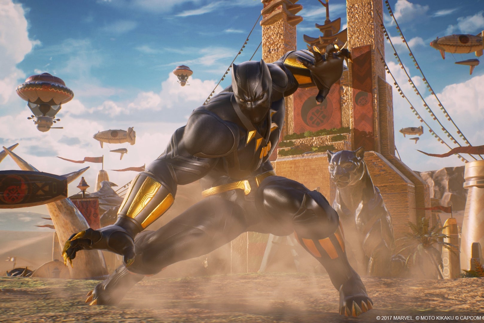 Image for First look at Marvel vs. Capcom Infinite's Black Panther and Sigma in action