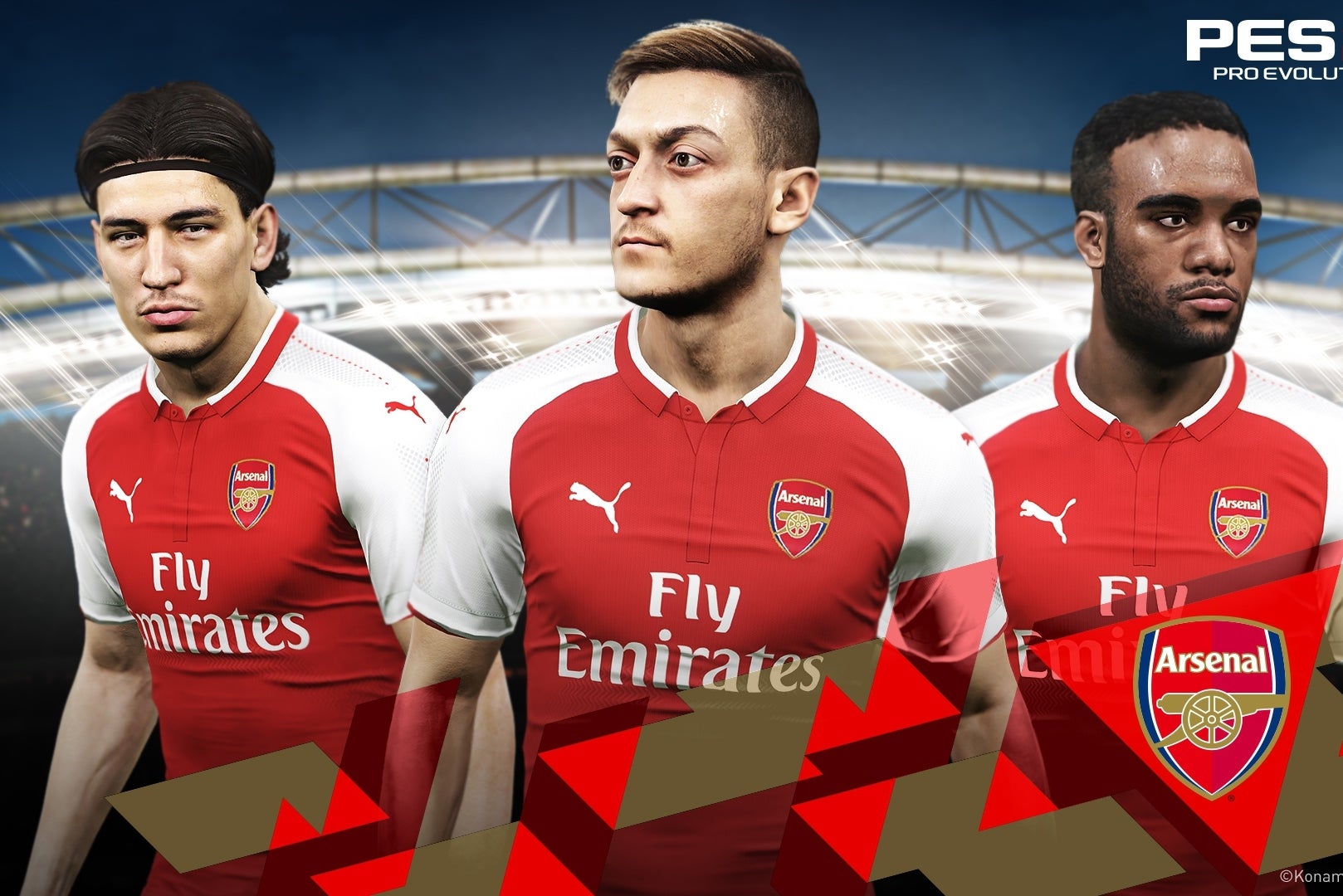 Imagen para Konami firma un acuerdo con el Arsenal para PES 2018
