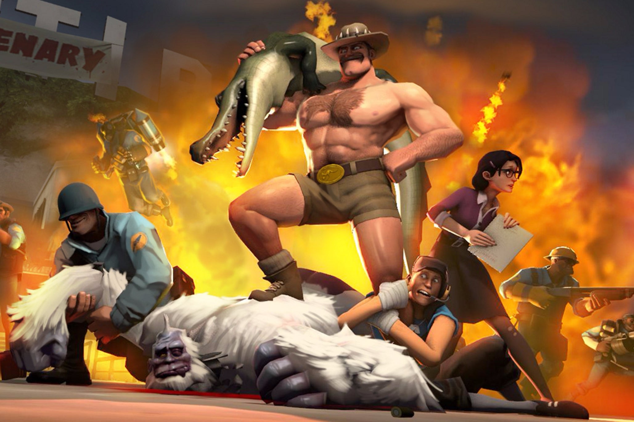 Afbeeldingen van Team Fortress 2 krijgt 'Jungle Inferno' update