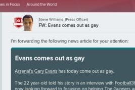 Image for In Football Manager 2018, players can come out as gay