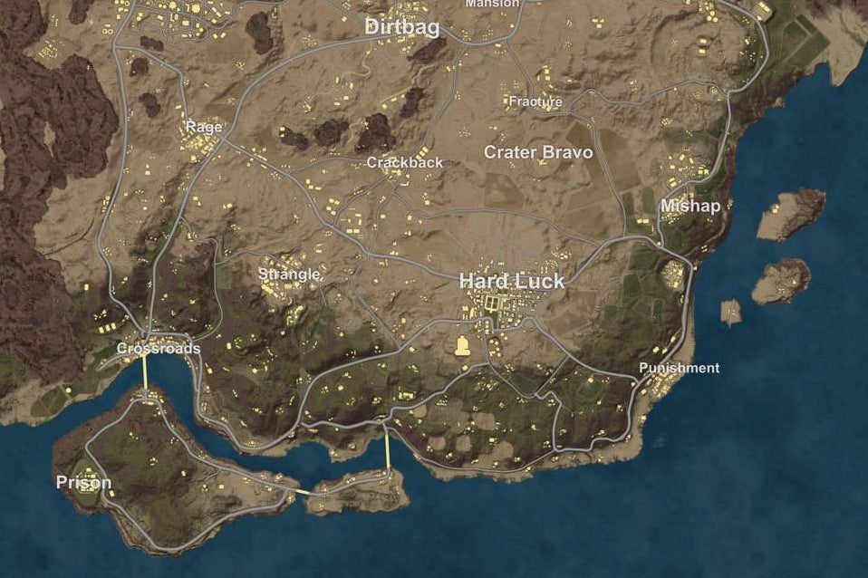 Парамо pubg карта