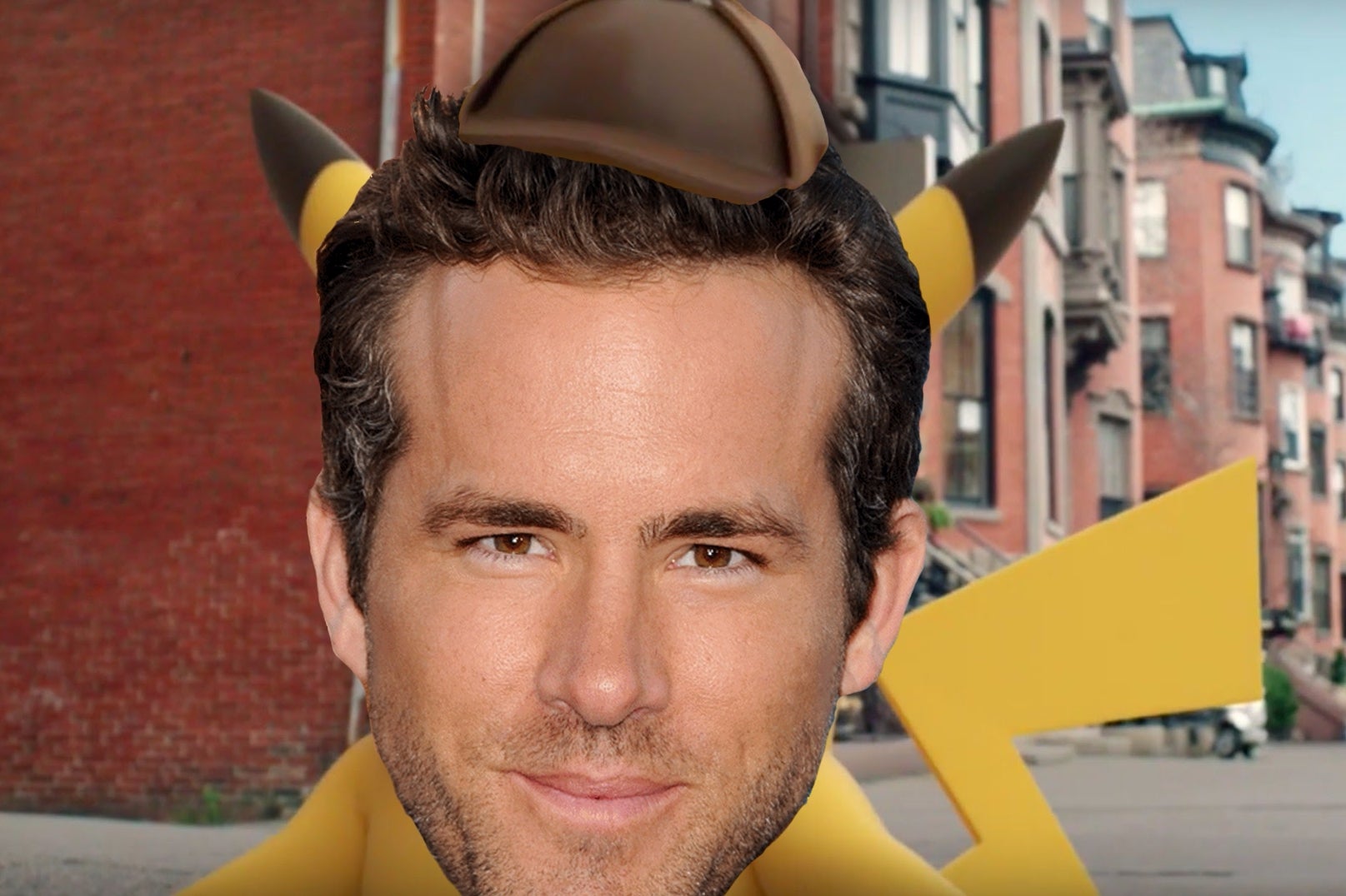 Afbeeldingen van Ryan Reynolds speelt Pikachu in live-action Pokémon film