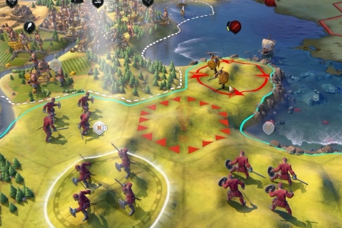 Obrazki dla Civilization 6: Rise and Fall i gameplay prezentujący frakcję Gruzji