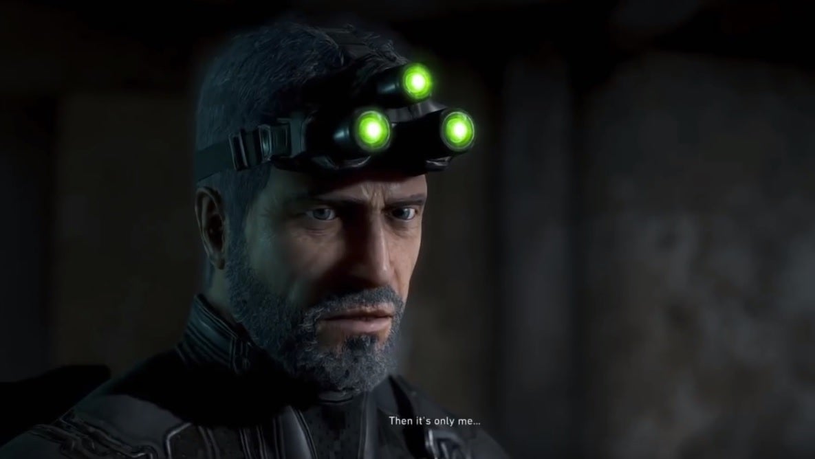 Image for When Sam Fisher realises he's the last stealth video game hero