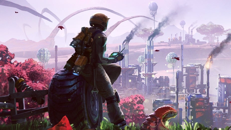 Image for Satisfactory looks like a cross between Factorio and No Man's Sky