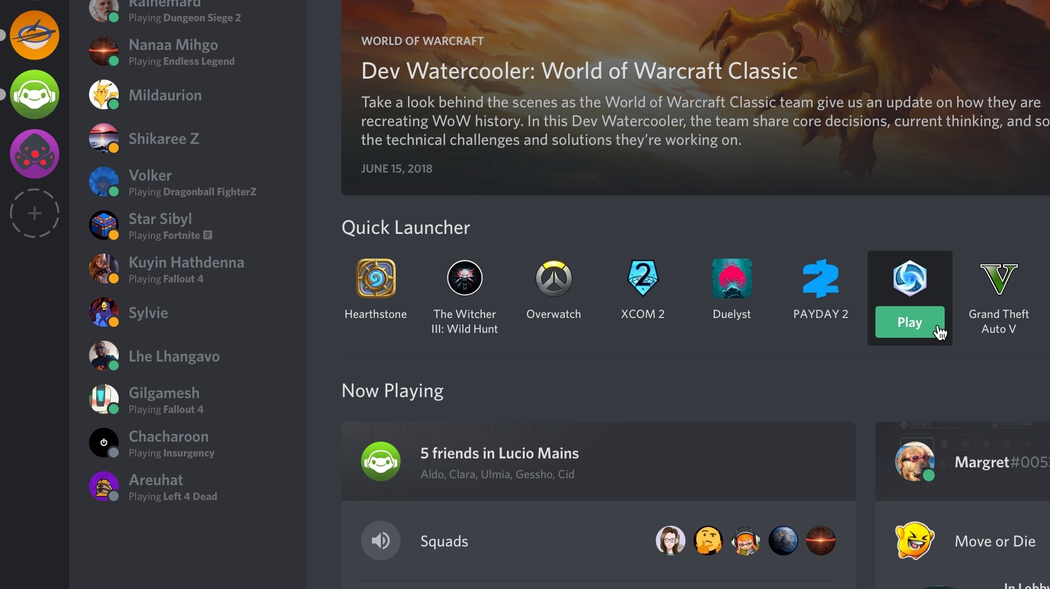 Discord launches a Games tab and it's basically Steam