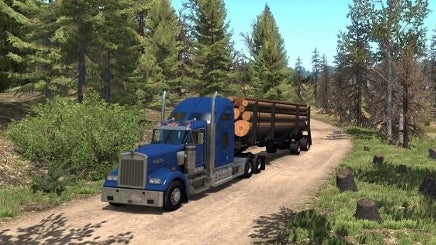 Image for S dřevem na kamionu v rozšíření Oregon pro American Truck Simulator