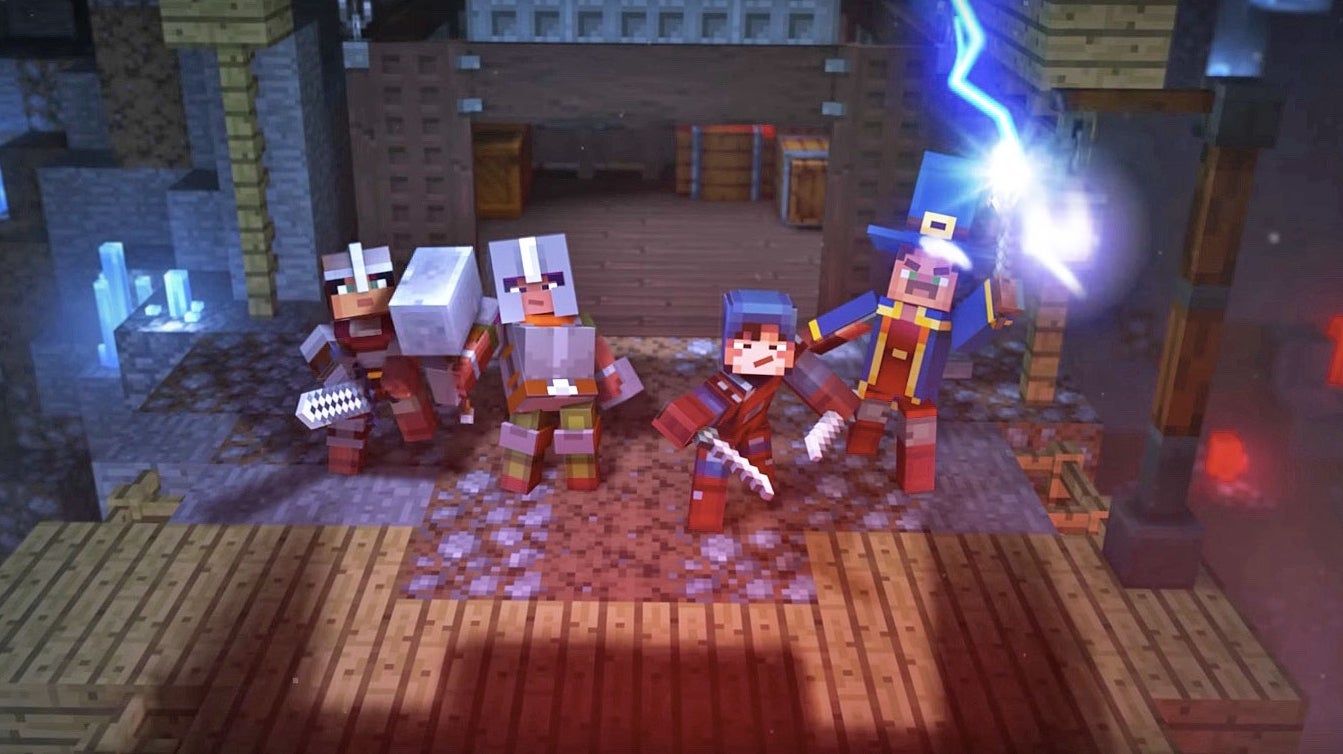 Afbeeldingen van Minecraft: Dungeons aangekondigd